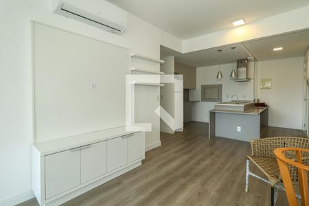 Sala de apartamento para alugar com 1 quarto, 54m² em Petrópolis, Porto Alegre