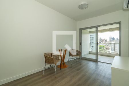 Sala de apartamento para alugar com 1 quarto, 54m² em Petrópolis, Porto Alegre