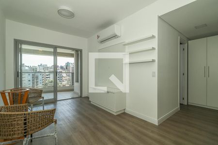 Sala de apartamento para alugar com 1 quarto, 54m² em Petrópolis, Porto Alegre