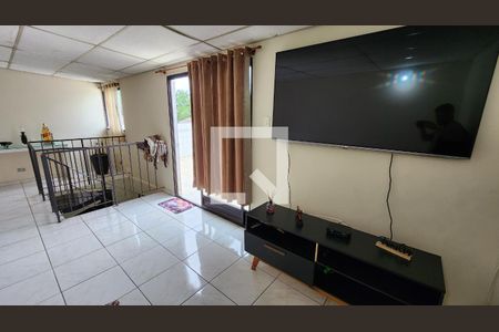 Sala de TV de casa para alugar com 3 quartos, 149m² em Aparecida, Santos