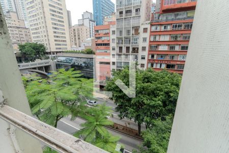 Vista da Sala de apartamento à venda com 1 quarto, 50m² em Bela Vista, São Paulo