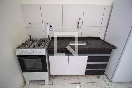 Cozinha de kitnet/studio para alugar com 1 quarto, 30m² em Parque das Laranjeiras, Sorocaba