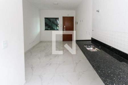 Sala/Cozinha de apartamento à venda com 2 quartos, 58m² em Vila Ema, São Paulo