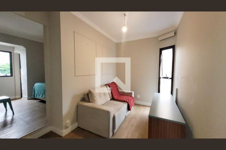 Sala de apartamento à venda com 1 quarto, 42m² em Cambuí, Campinas