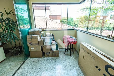 Varanda de apartamento à venda com 4 quartos, 158m² em Liberdade, Belo Horizonte