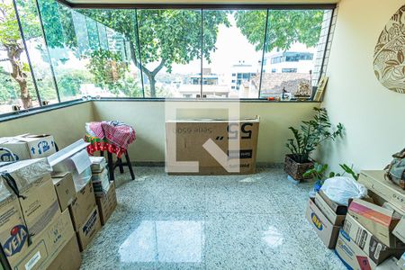 Varanda de apartamento à venda com 4 quartos, 158m² em Liberdade, Belo Horizonte