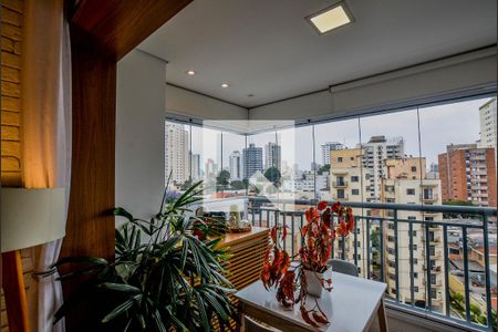 Varanda da Sala de apartamento à venda com 2 quartos, 63m² em Centro, Santo André