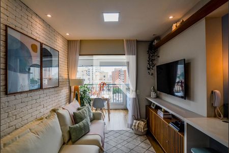 Sala de apartamento à venda com 2 quartos, 63m² em Centro, Santo André