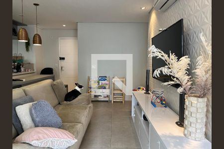 Sala de apartamento à venda com 2 quartos, 84m² em Parque Industrial Tomas Edson, São Paulo