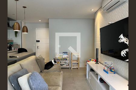 Sala de apartamento à venda com 2 quartos, 84m² em Parque Industrial Tomas Edson, São Paulo