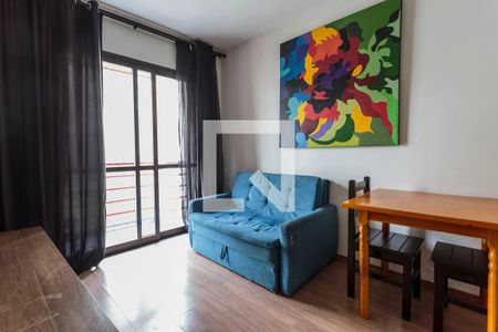 Sala de apartamento para alugar com 1 quarto, 34m² em Moema, São Paulo