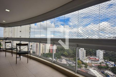 Varanda de apartamento à venda com 3 quartos, 180m² em Panamby, São Paulo