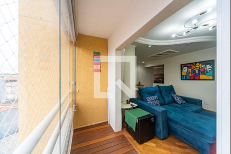 Varanda da Sala de apartamento à venda com 2 quartos, 64m² em Vila Alto de Santo André, Santo André