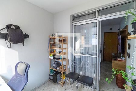 Varanda da sala de apartamento à venda com 2 quartos, 55m² em Ouro Preto, Belo Horizonte