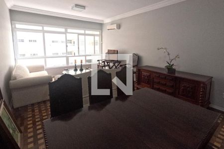 Sala de apartamento para alugar com 3 quartos, 148m² em Boqueirão, Santos