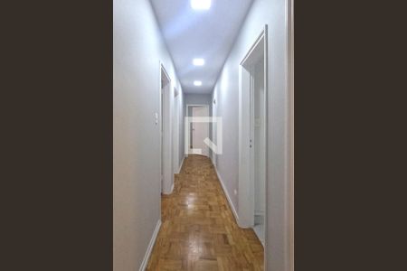 Corredor de apartamento para alugar com 3 quartos, 148m² em Boqueirão, Santos