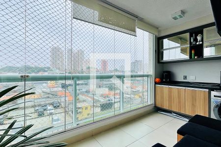 Varanda da Sala de apartamento à venda com 2 quartos, 61m² em Vila Endres, Guarulhos