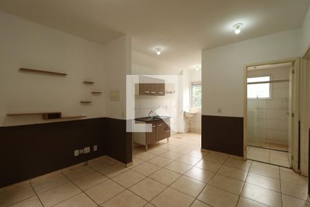 Sala de apartamento para alugar com 2 quartos, 48m² em Valentina Figueiredo, Ribeirão Preto