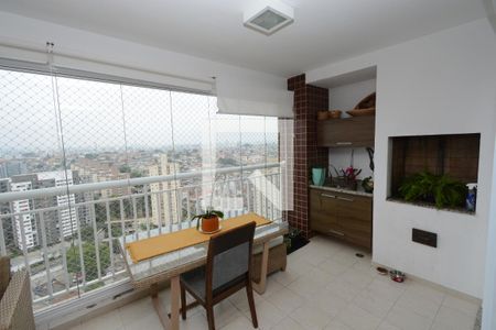 Varanda gourmet de apartamento à venda com 3 quartos, 140m² em Jardim Consorcio, São Paulo