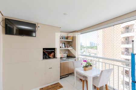 Varanda da Sala de apartamento à venda com 2 quartos, 82m² em Chácara Santo Antônio (zona Sul), São Paulo