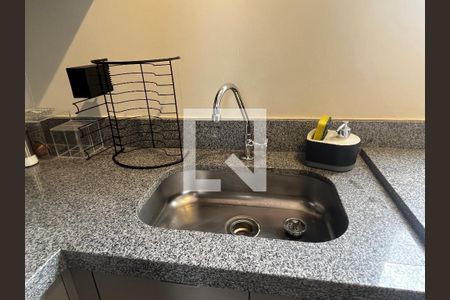 Sala/Cozinha de apartamento para alugar com 1 quarto, 32m² em Mirandópolis, São Paulo