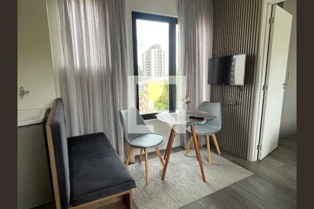 Sala de apartamento para alugar com 1 quarto, 32m² em Mirandópolis, São Paulo