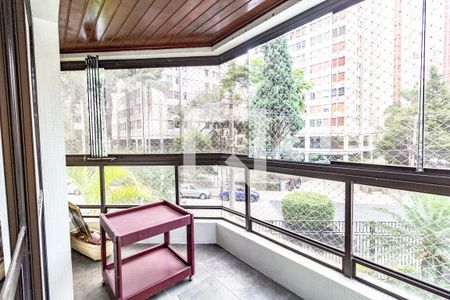 Varanda da Sala de apartamento à venda com 4 quartos, 163m² em Perdizes, São Paulo