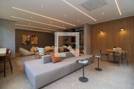 Studio para alugar com 25m², 1 quarto e sem vaga Studio para alugar com 25m², 1 quarto e sem vagaÁrea comum - Salão de festas