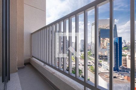 Studio - Varanda de kitnet/studio à venda com 1 quarto, 25m² em Pinheiros, São Paulo