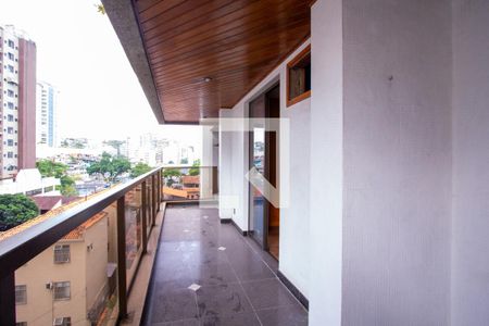 Varanda da Sala de apartamento à venda com 3 quartos, 252m² em Icaraí, Niterói