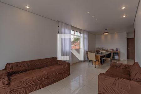 Sala de apartamento à venda com 4 quartos, 243m² em Liberdade, Belo Horizonte