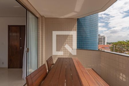 Varanda da Sala de apartamento à venda com 4 quartos, 243m² em Liberdade, Belo Horizonte