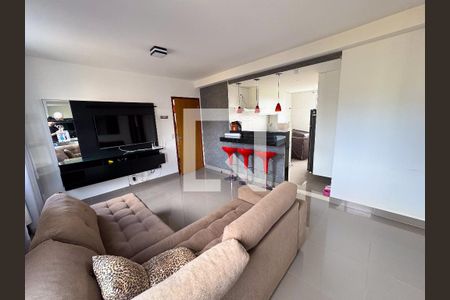 Sala de apartamento à venda com 3 quartos, 70m² em Araguaia, Belo Horizonte