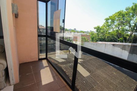 Varanda da Sala de apartamento à venda com 1 quarto, 61m² em Santo Antônio, Porto Alegre