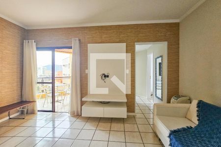 Sala de apartamento para alugar com 2 quartos, 70m² em Balneario Cidade Atlantica, Guarujá