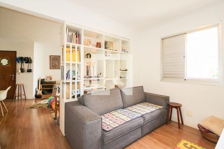 Sala de TV de apartamento à venda com 3 quartos, 98m² em Pinheiros, São Paulo