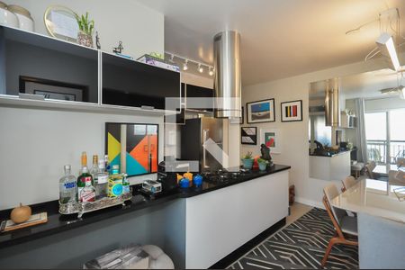 Sala de apartamento à venda com 1 quarto, 47m² em Vila Andrade, São Paulo