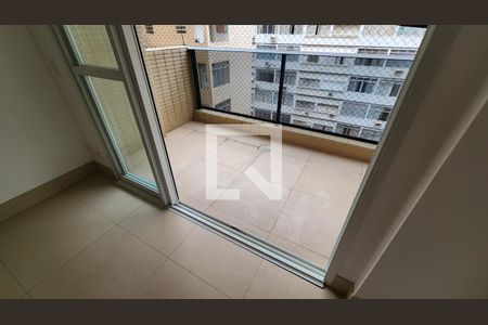 Detalhe Sala de apartamento para alugar com 2 quartos, 106m² em Campo Grande, Santos