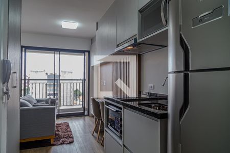 Studio - Cozinha de apartamento para alugar com 1 quarto, 27m² em Mirandópolis, São Paulo