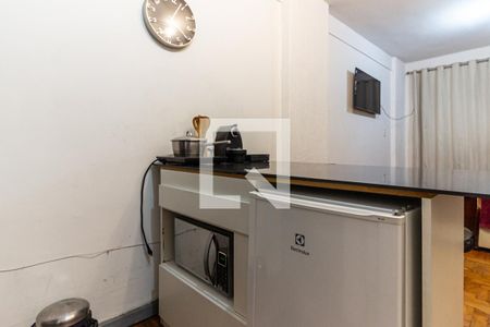 Cozinha de kitnet/studio para alugar com 1 quarto, 34m² em Consolação, São Paulo