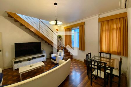 Sala de apartamento à venda com 4 quartos, 140m² em Botafogo, Rio de Janeiro