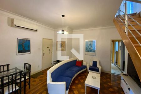 Sala de apartamento à venda com 4 quartos, 140m² em Botafogo, Rio de Janeiro