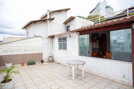 Varanda de apartamento à venda com 3 quartos, 120m² em Palmares, Belo Horizonte