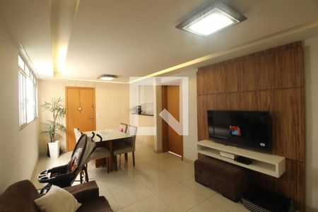 Sala de apartamento à venda com 3 quartos, 90m² em Nova Suíça, Belo Horizonte