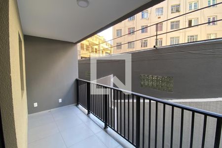 Varanda de apartamento à venda com 1 quarto, 37m² em Centro, Rio de Janeiro