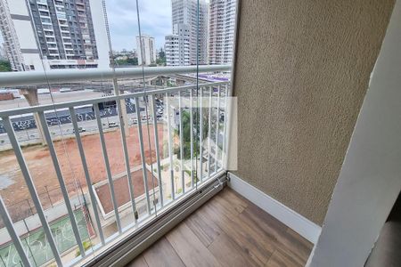 Varanda da Sala de apartamento à venda com 2 quartos, 54m² em Jardim Independência, São Paulo