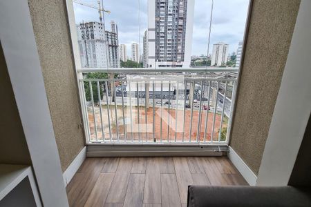 Varanda da Sala de apartamento à venda com 2 quartos, 54m² em Jardim Independência, São Paulo