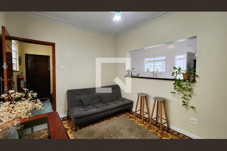 Sala de apartamento para alugar com 2 quartos, 66m² em Embaré, Santos