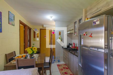 Cozinha e Área de Serviço de apartamento à venda com 2 quartos, 42m² em Estância Velha, Canoas