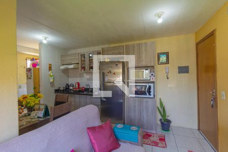 Sala de apartamento à venda com 2 quartos, 42m² em Estância Velha, Canoas